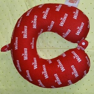 Wawa Red and white Travel Neck Pillow